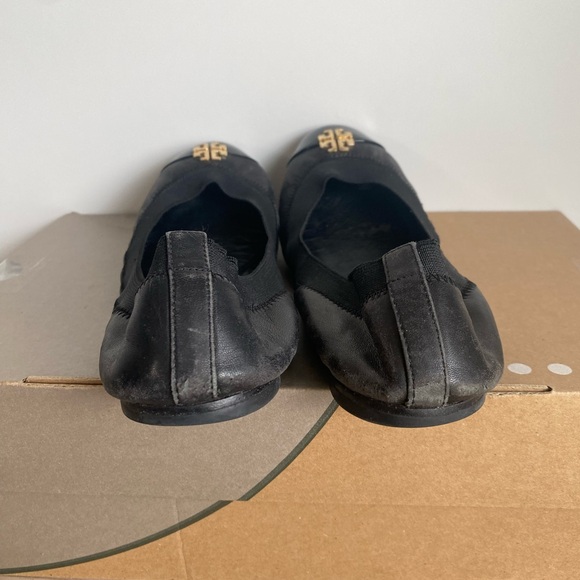 Tory Burch Black Ballet Flats - Women 7.5 - Picture 7 of 7